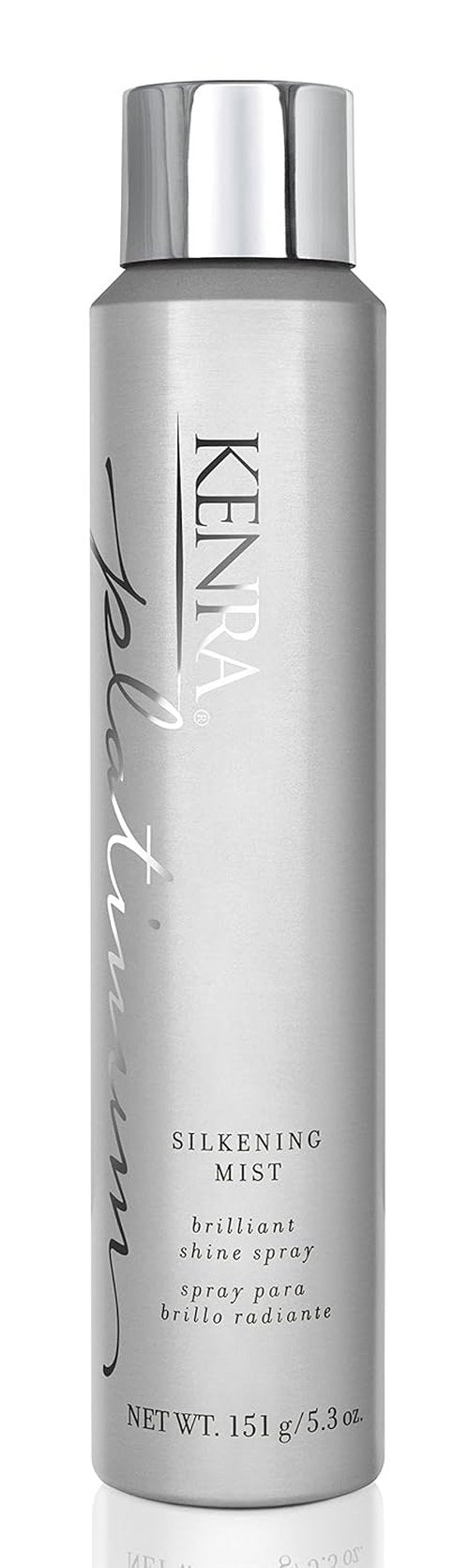 Kenra Professional Platinum Silkening Mist - Shine Spray for Smooth Flyaways & Frizz Control | All Hair Types