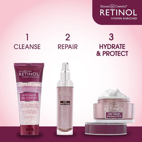 LIVAURA Retinol Day Cream SPF 20 - Broad Spectrum UVA/UVB Protection & Moisturizing Formula