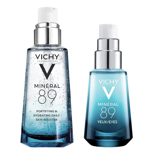 Vichy Mineral 89 Booster - Pure Hyaluronic Acid Serum for Plump, Hydrated Skin | Lightweight & Oil-Free