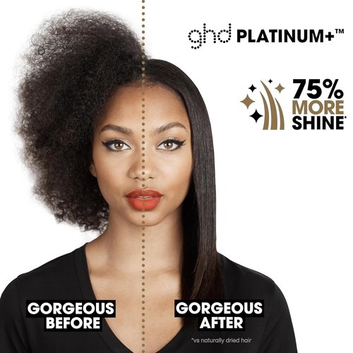 Ghd Platinum+ Styler - Professional 1" Flat Iron Hair Straightener for Stronger, Shinier Hair
