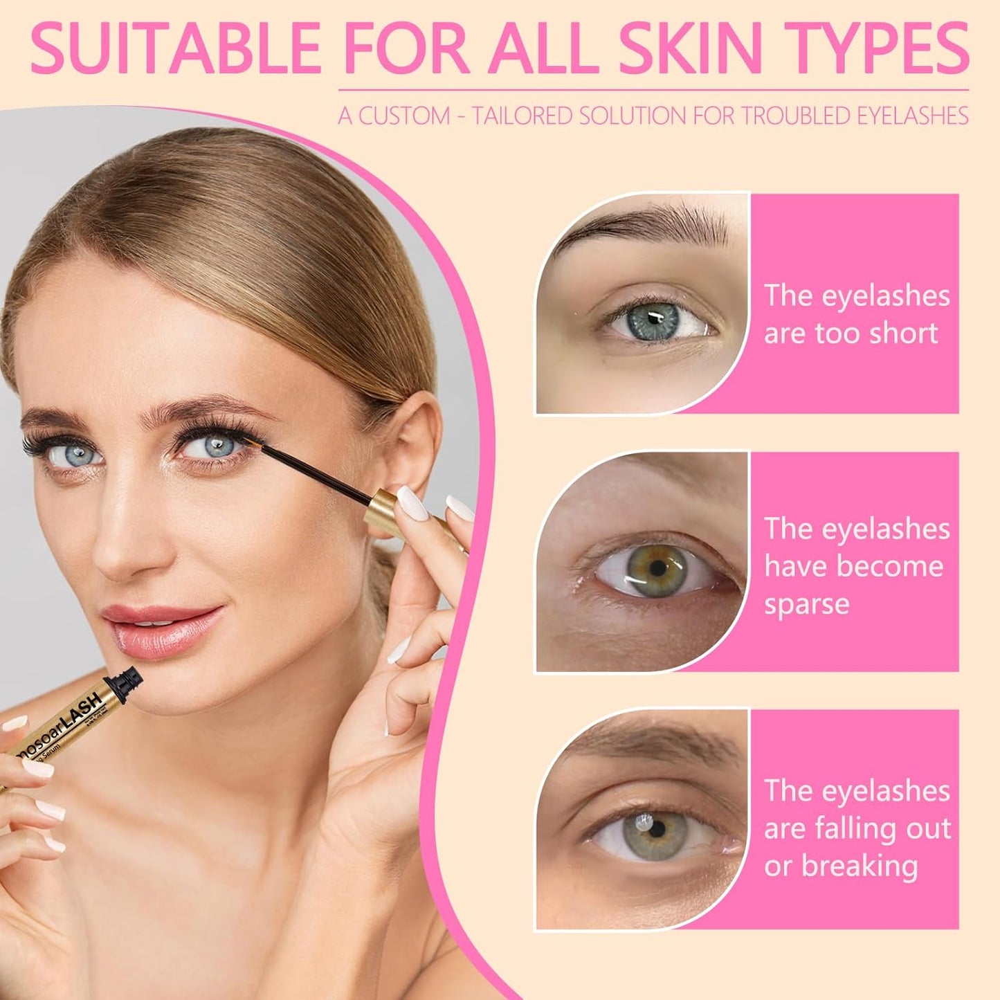 Skiennix Eyelash Growth Serum - Enhance Fuller, Longer, Stronger Lashes | 4ml
