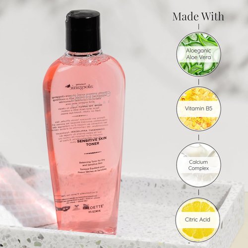 Aloette Sensitive Skin Toner - Gentle Hydrating Facial Toner for Dry & Sensitive Skin | Soothes & Cleanses