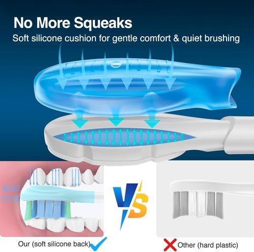 Philips Sonicare Replacement Toothbrush Heads - C3 & A3 Compatible | 12 Pack for Superior Clean