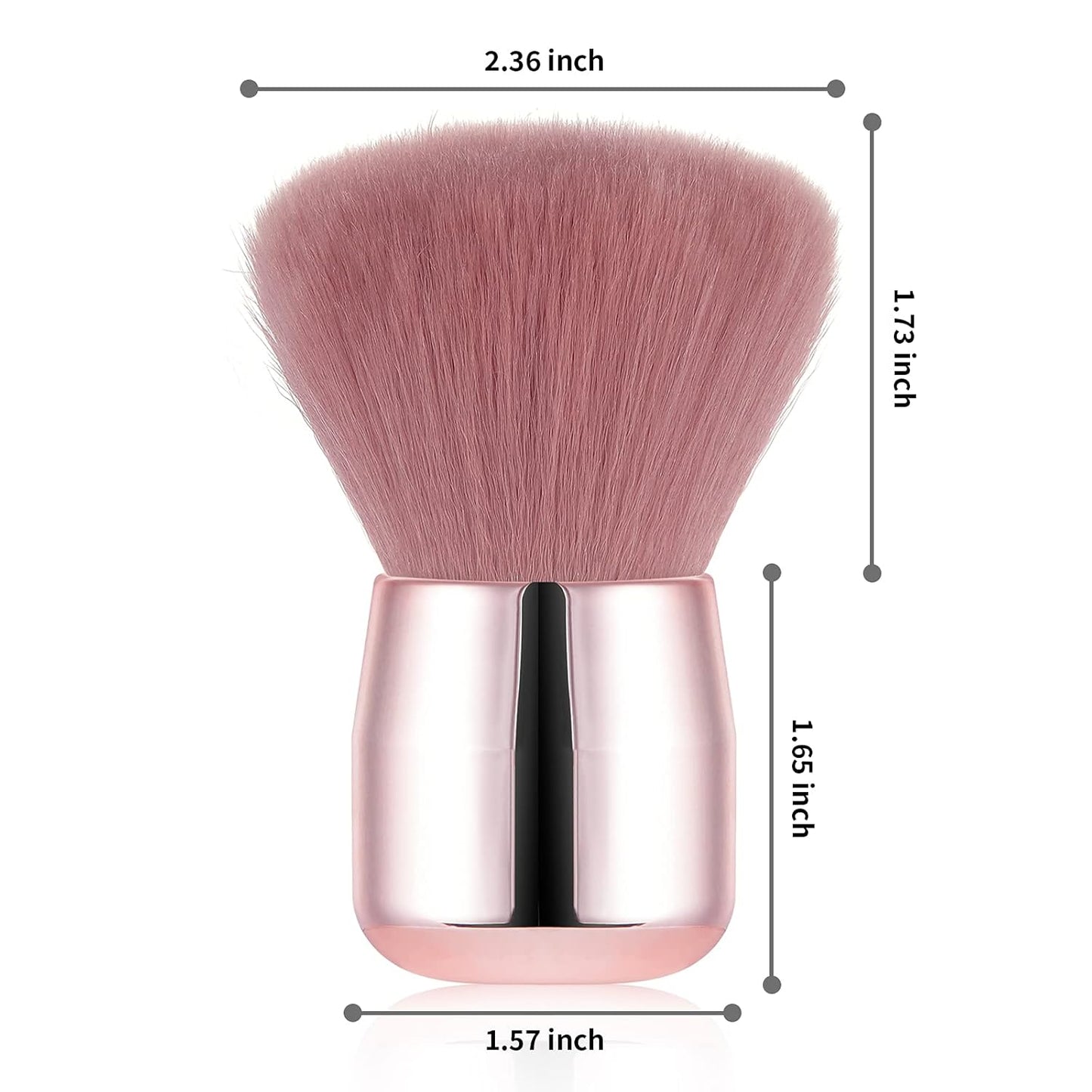 Vaincre Nail Art Dust Cleaner Brush - Soft Brush for Acrylic Application | Pink Color