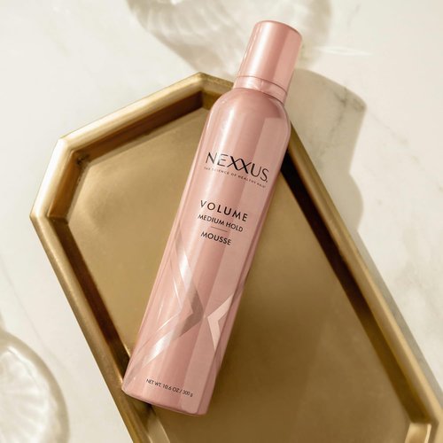 Nexxus Styling Hair Mousse - Volume Boosting Medium Hold with STYLEPROTECT Technology | 10.6 oz