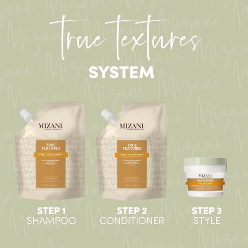 Mizani True Textures Cream Cleansing Conditioner - Coconut Oil, Paraben & Sulfate-Free for Curly Hair