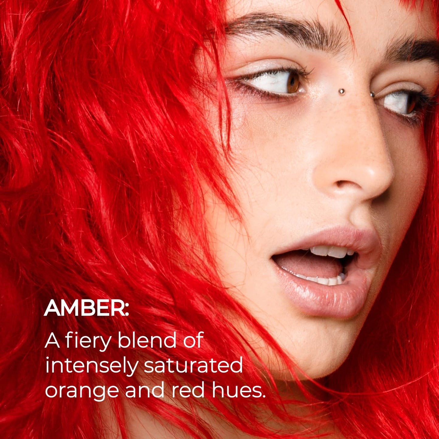 XMONDO Color Amber Depositing Mask - Semi-Permanent Red Hair Dye with Bond Booster & Hyaluronic Acid | Vegan Formula, 8 Fl Oz