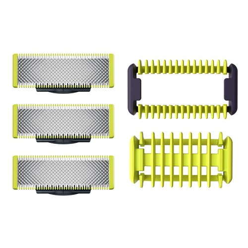 Philips OneBlade Replacement Blades - Original Blades for Face & Body Kit | Compatible with All QP2630 Razors