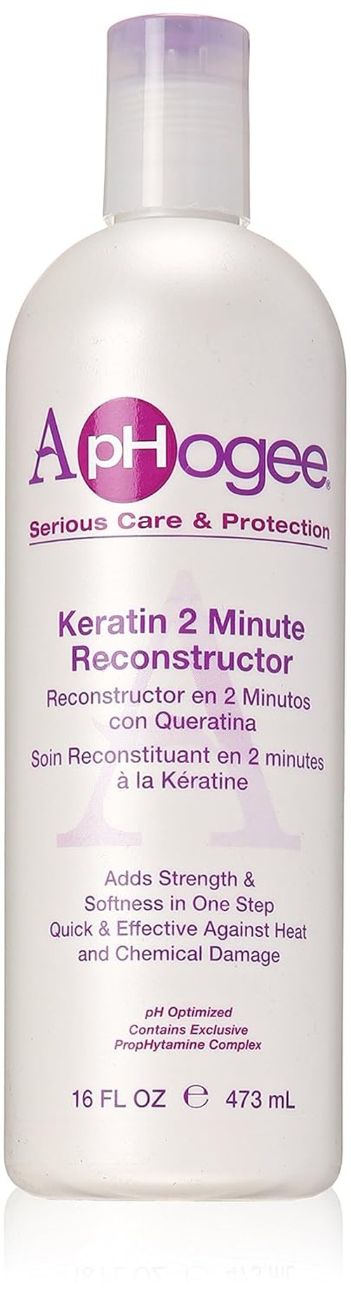 ApHogee Intensive Keratin Reconstructor - Strengthens & Restores Hair | 16 OZ