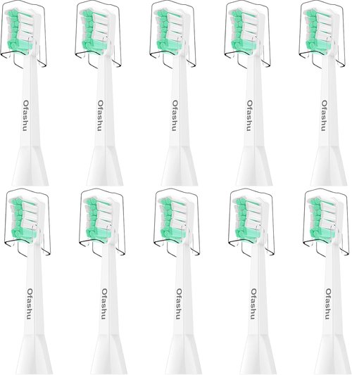 Philips Sonicare Replacement Electric Toothbrush Heads - 10 Pack for ProtectiveClean & DiamondClean