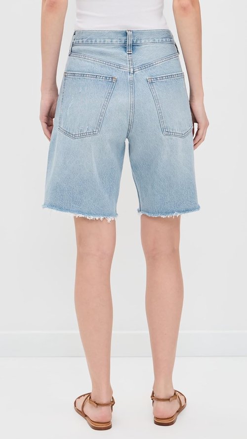 Madewell Women's Essex Long Baggy Shorts - Comfortable Fit | Stylish Summer Fashion
