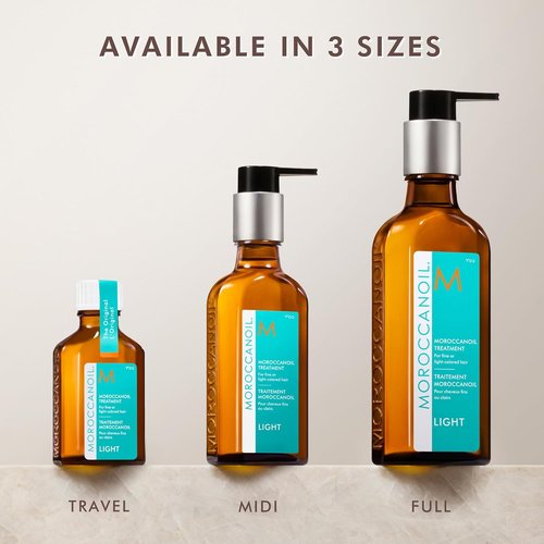 Moroccanoil Treatment - Light Hair Oil for Nourished, Shiny Hair | 3.4 Fl Oz