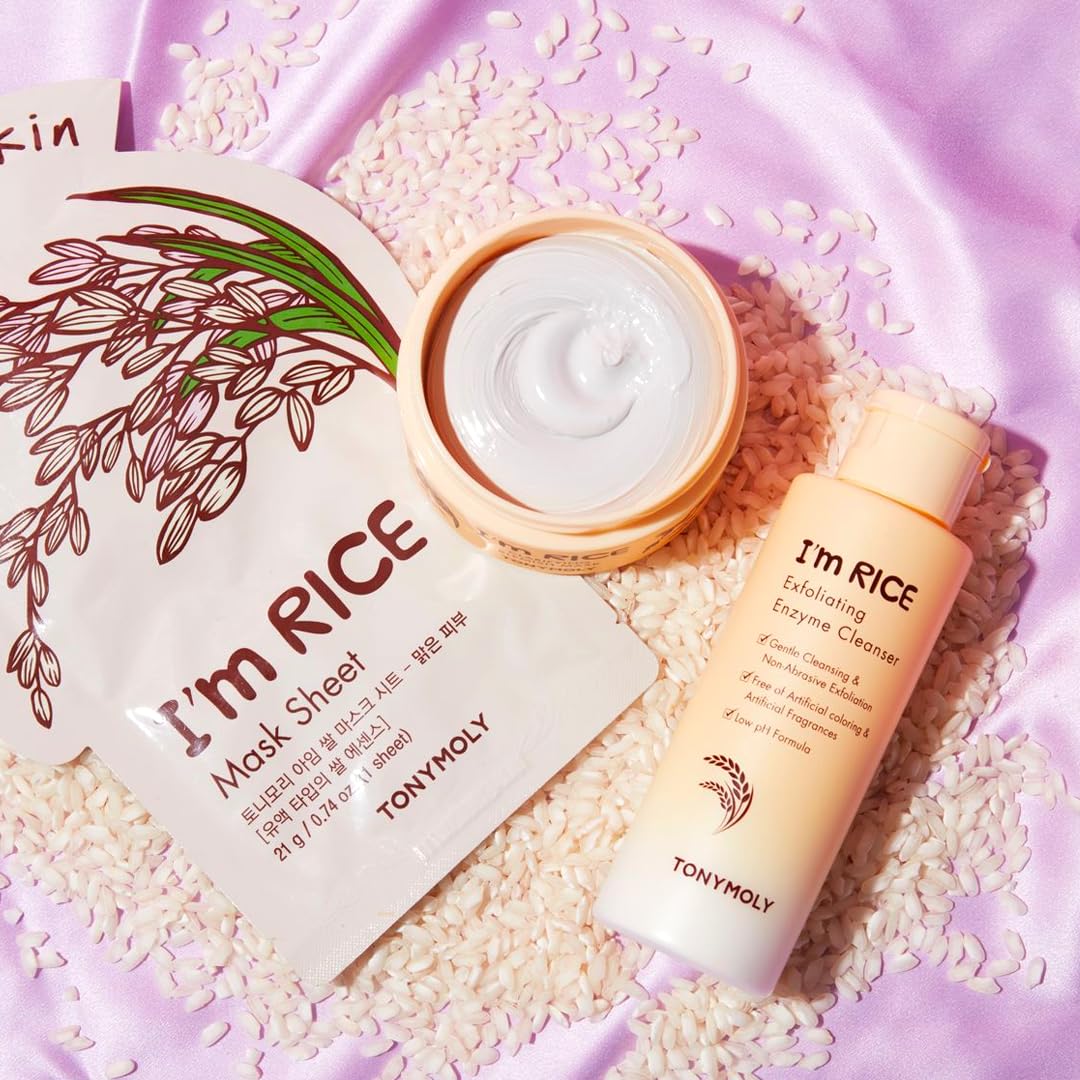 TONYMOLY I'm Rice Clarifying Clay Mask - Detoxify & Soothe Irritated Skin | 100ml