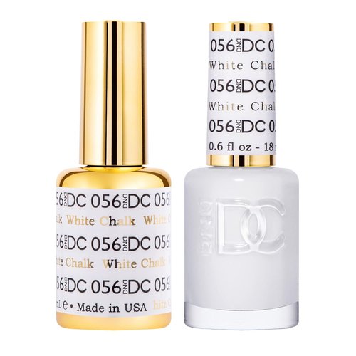 DND Gel Polish Set - White Collection | UV/LED Gel & Air Dry Nail Lacquer Duo, 0.5 Fl Oz Each