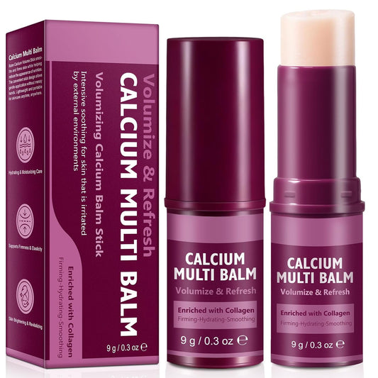 Skiennix Calcium Multi Balm Stick - Anti-Aging Hydrating Cream for Face, Neck & Eyes | 2pcs