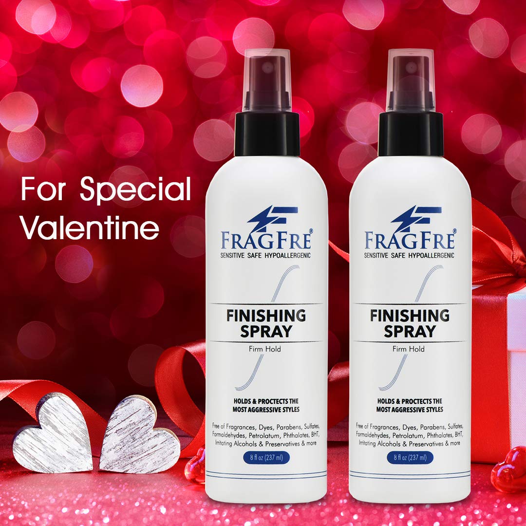Skiennix Hair Finishing Spray - Firm Hold 8 oz | Fragrance-Free, Hypoallergenic & Vegan Formula
