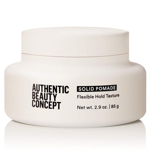 Authentic Beauty Concept Solid Pomade - Medium Hold Hair Pomade for All Hair Types | Vegan & Cruelty-Free | 2.9 oz.