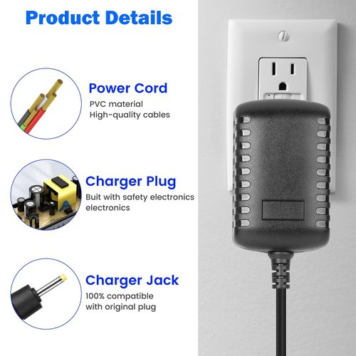2.3V Charger Compatible with Braun BT3000 BT3020 BT3021 BT3022 BT3221 BT3222 BT3240 MG3010 MGK3020 MGK3021 MGK3025 MGK3210 MGK3220 MGK 3221 MGK 3225 Beard Trimmer/Hair Clipper