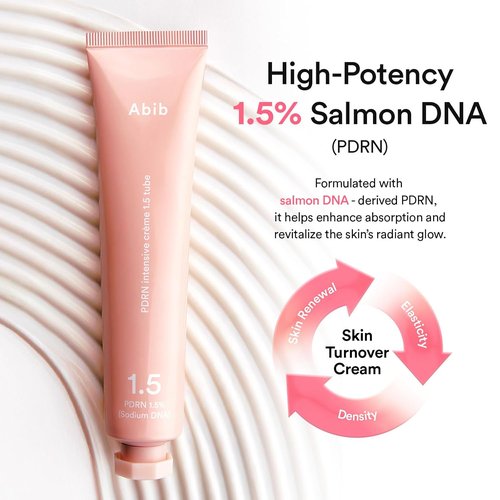 Abib PDRN Intensive Cream - Hydrating Salmon DNA Moisturizer for Dull Skin | 2.54 fl oz, Peptides & Hyaluronic Acid
