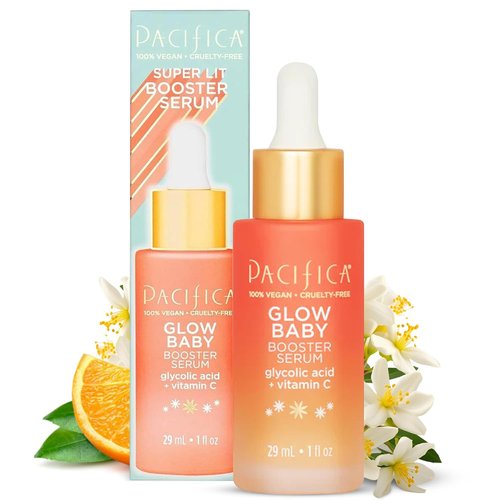 Pacifica Serum Booster - Glow Baby for Radiant Skin | 1 Fl Oz of Hydrating Formula