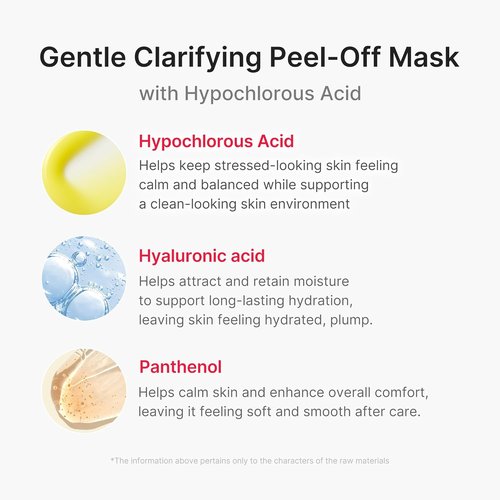 Medicube Hypochlorous Acid Peel Mask - Peel-Off Sheet Mask for Oily Skin & Pore Refinement | Hydrating Formula with Panthenol & Hyaluronic Acid | Korean Skincare (13ml X 3ea)
