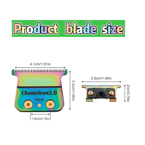 BaByliss PRO Replacement Trimmer Blade - Zero-Gapped Design for FX787 & FX726 | 7 Color Options