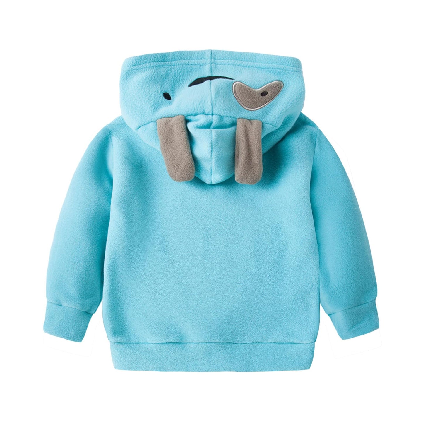 Mud Kingdom Cute Little Boy Fleece Jacket with Hood 3T Blue Dog