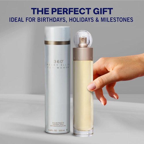 Perry Ellis 360 Eau De Toilette Spray for Women - 6.7 Oz | Refreshing Fragrance Experience