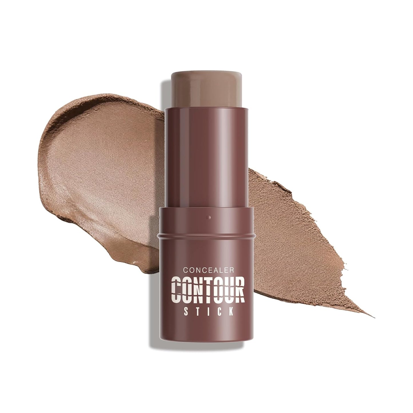 Skiennix Cream Contour Stick - Cool Toned Sculpting Makeup for Natural Look | Long-Lasting & Buildable (09 Amber)