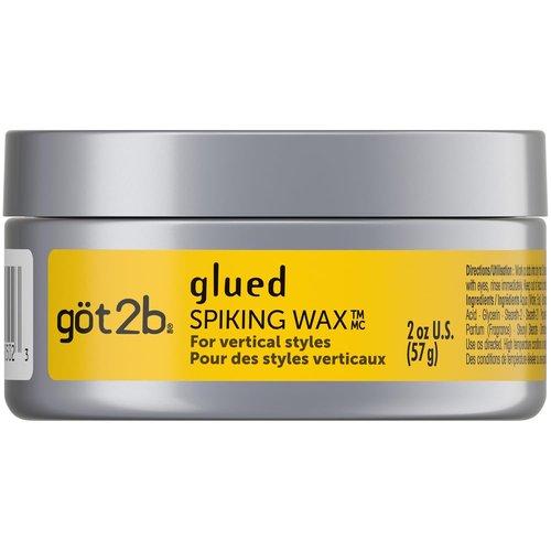 Got2b Glued Spiking Hair Wax - Fierce Hold for All-Day Style | 2 oz
