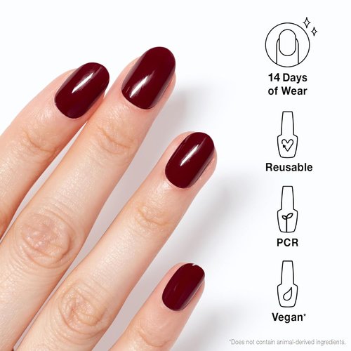 OPI Press-On Nails - Professional Nail Art Kit | Short Round, Long Almond & Coffin Shapes