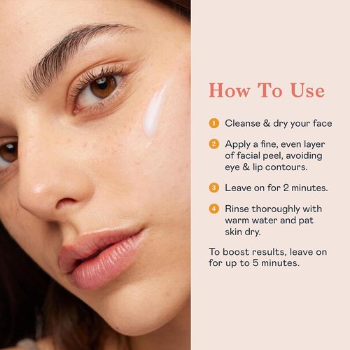 Erborian Skin Hero Facial Peel - White Ginseng Complex for Fine Lines & Pore Reduction | 1.8 Oz