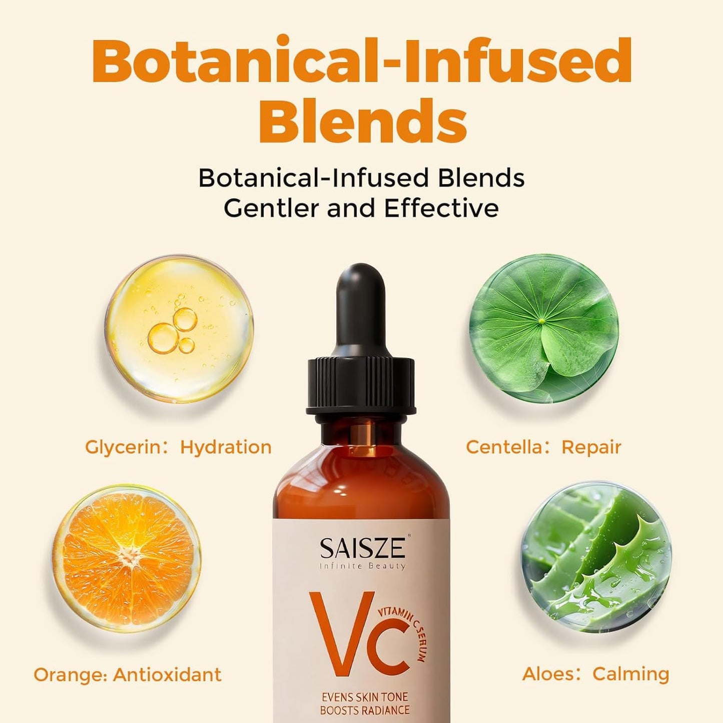 Skiennix Vitamin C Serum - Anti-Aging Facial Serum for Dark Spots | 60ml Hydrating Formula
