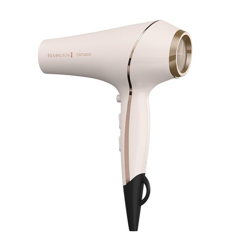 Remington Pro Ionic Hair Dryer - 1875W Power, Diffuser & 3 Heat Settings | Includes 2 Concentrators & Clips