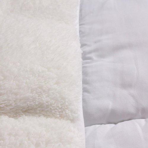 Body Linen Deluxe Quilted Fleece Massage Table Pad Set - Soft, Lint-Free Microfiber with Face Cradle Cover