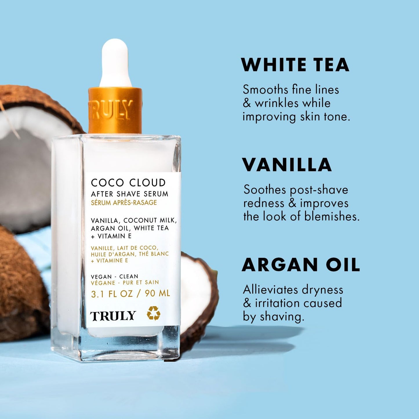 Truly Luxury After Shave Serum - Soothing & Hydrating Treatment for Smooth, Irritation-Free Skin