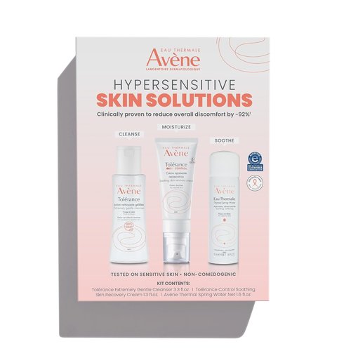 Avène Hypersensitive Skin Care Kit - Complete Routine with Cream, Cleanser & Spray