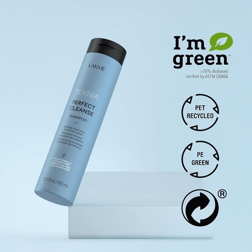 LAKMÉ Teknia Perfect Cleanse Shampoo - Deep Cleansing Clarifying Formula for Scalp and Hair