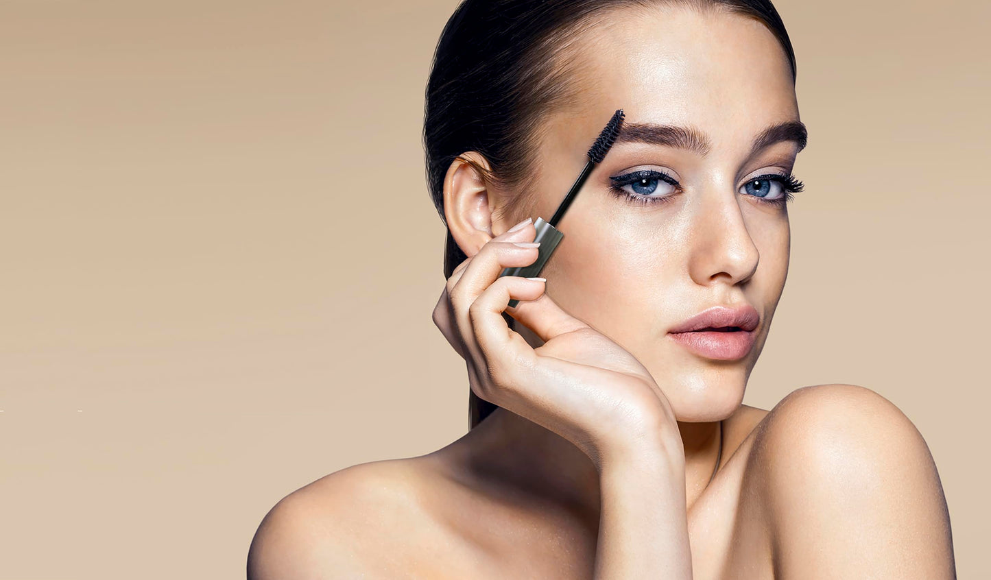 Root touch up, temporary hair color to cover gray hairlines, eyebrows, Mustache & Beards Greyfree 2 PACK (ASH BROWN)