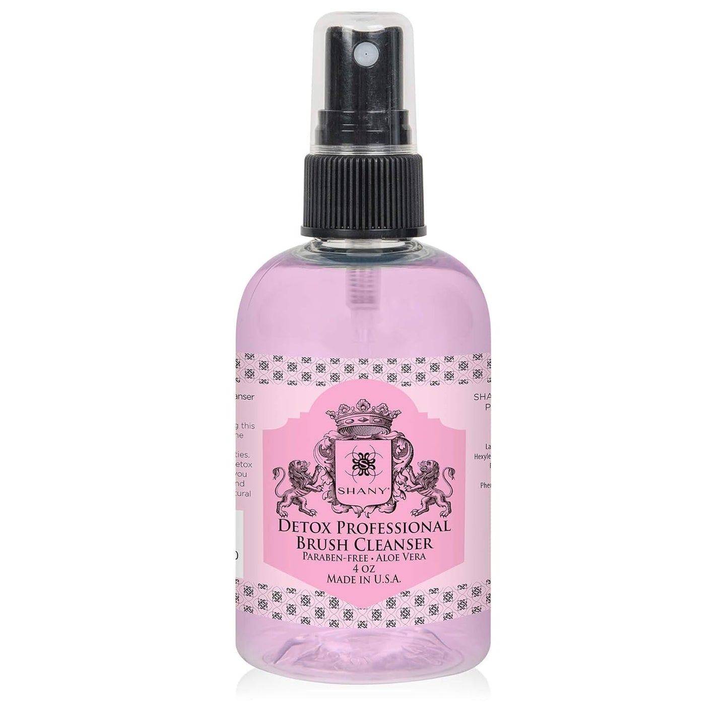 SHANY Detox Makeup Brush & Sponge Shampoo - Paraben-Free, Vegan & Cruelty-Free Cleanser | 4oz Instant Dry