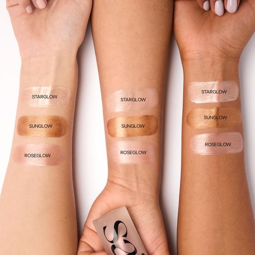 Saie Glowy Super Gel - Hydrating Makeup Primer & Illuminating Serum with Vitamin C - Roseglow (1 oz)