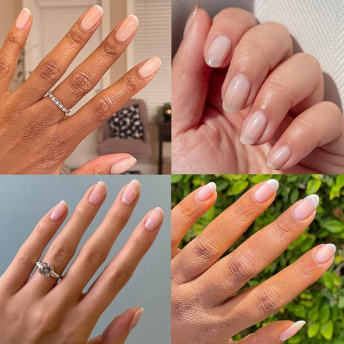 Olive & June Long Lasting Nail Polish - Spring Pastel Color | Plump Gel-Like Finish | 15-Free Vegan & Cruelty-Free | BEB Sheer White