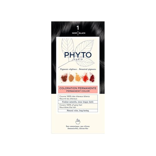 PHYTO Phytocolor Permanent Hair Color - 100% Grey Coverage, Ammonia-Free, Botanical Pigments | 0.42 oz
