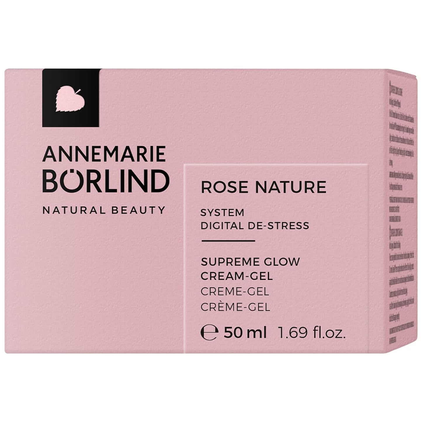 ANNEMARIE BÖRLIND Rose Nature Supreme Glow Cream-Gel | Radiant Skin & Blue Light Protection (1.69 Fl Oz)