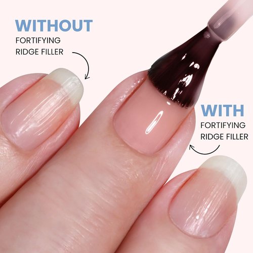 LONDONTOWN Kur Nail Ridge Filler - Smoother & Strengthener for Damaged Nails - Vegan, 0.4 fl oz