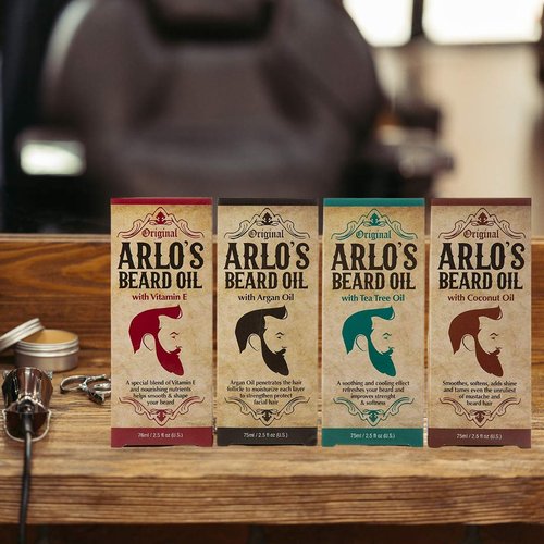 Arlo's Beard Oil - Nourishing Tea Tree Oil Formula | 2.5 Ounce Size for Healthy Beards