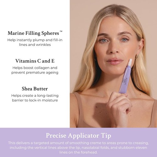 PRAI Beauty Ageless Lip & Line Filler - Plumping Serum with Vitamins C & E for Smooth, Youthful Lips (0.26oz)