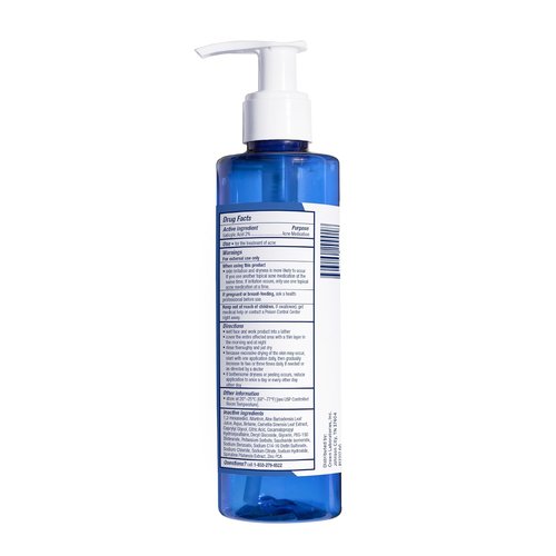 PanOxyl Acne Gel Wash - 2% Salicylic Acid with Blue Algae & Aloe Vera - 6.5oz for Clearer Skin