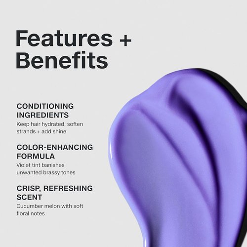 Paul Mitchell Platinum Blonde Violet Conditioner - Banish Brass & Brighten Light to Medium Blonde, Silver, Gray Hair