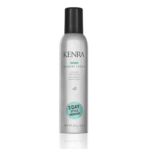 Kenra Nitro Memory Crème 18 - Firm Hold Crème Mousse for 3-Day Style | No Stick Application | All Hair Types